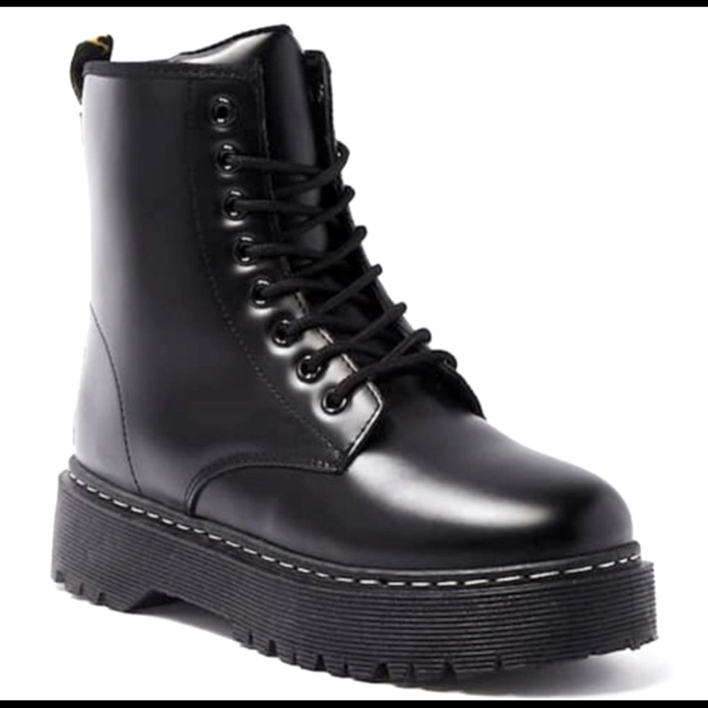 unilady platform combat boots